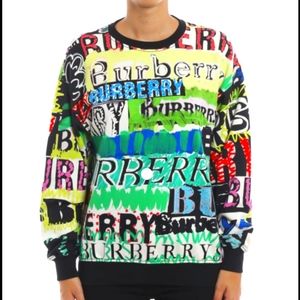 Women's Burberry Graffiti Sweater
